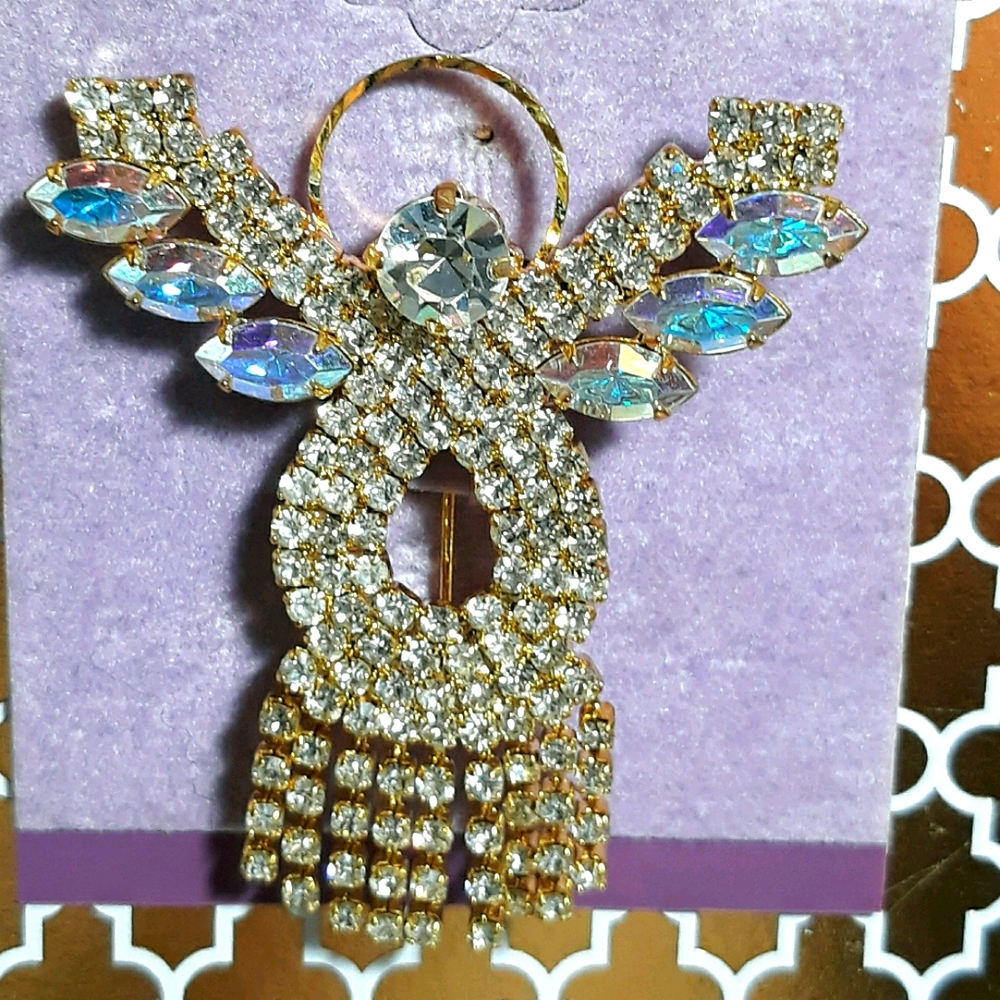Holiday Angel brooch